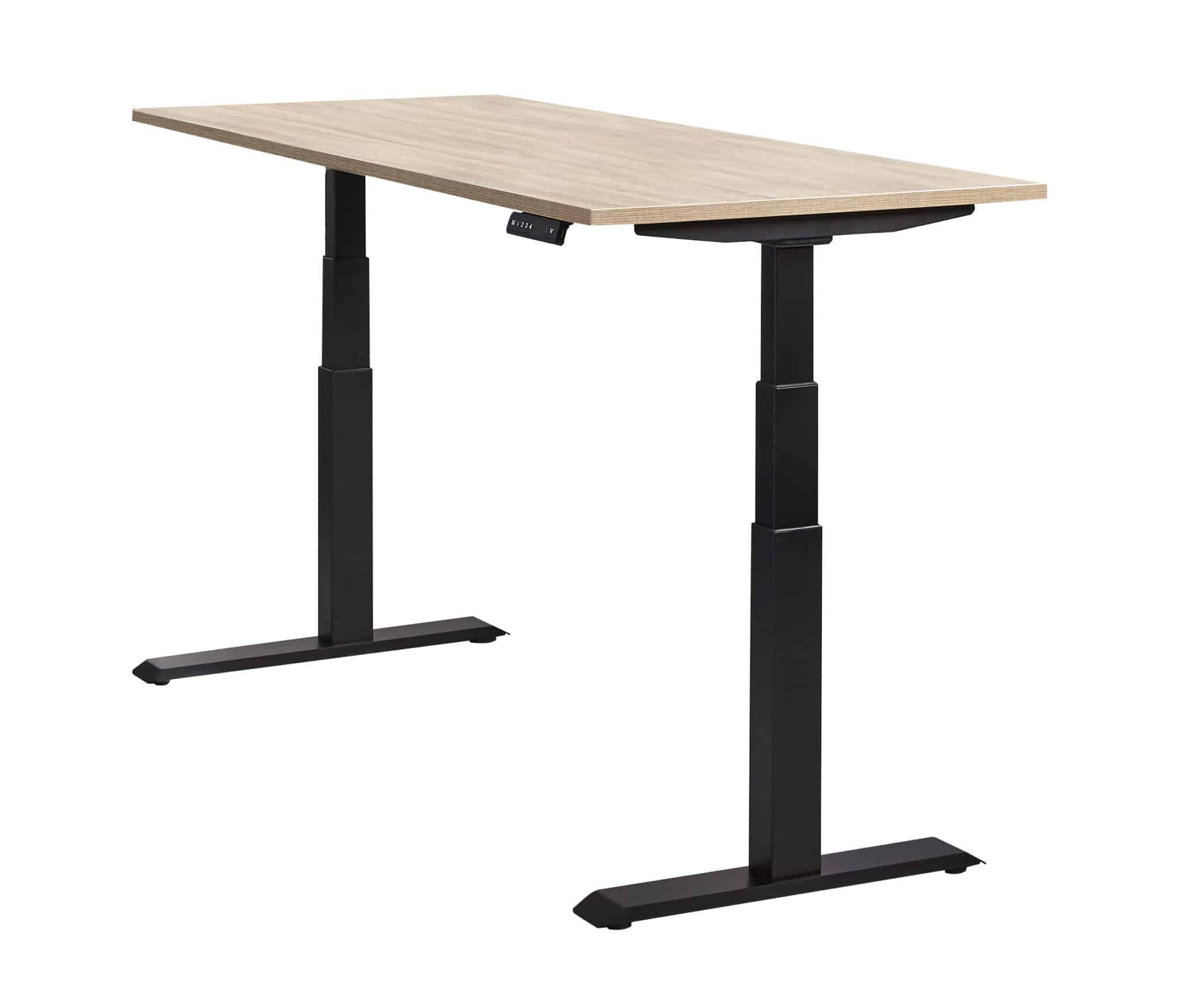 Zit sta bureau Actiforce - Zwart frame, elektrisch verstelbaar