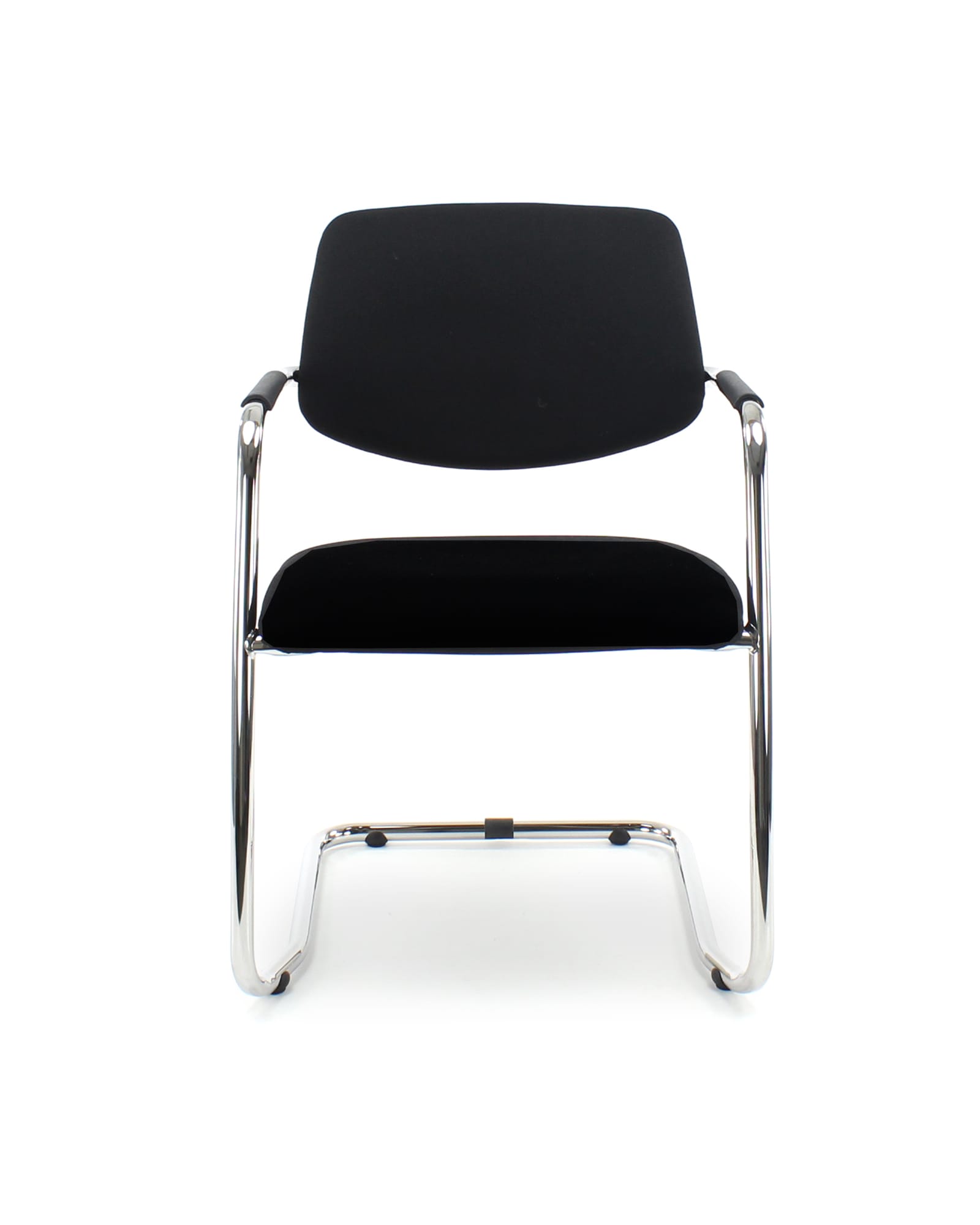 Vergaderstoel F55 - Zwart - Chrome