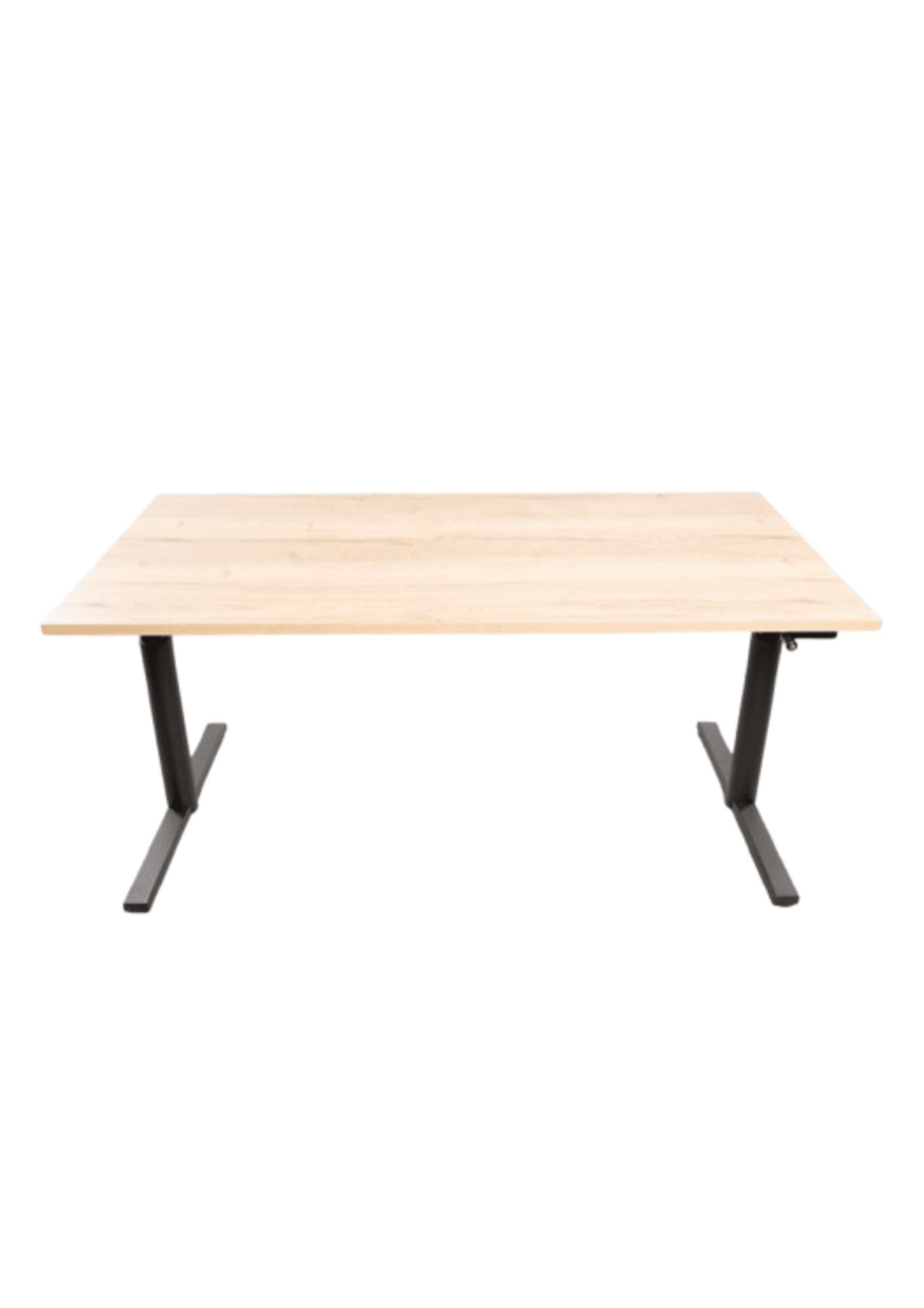 Bureau Gispen TM - Eiken - Verstelbaar met slinger 120 x 80 cm Zwart