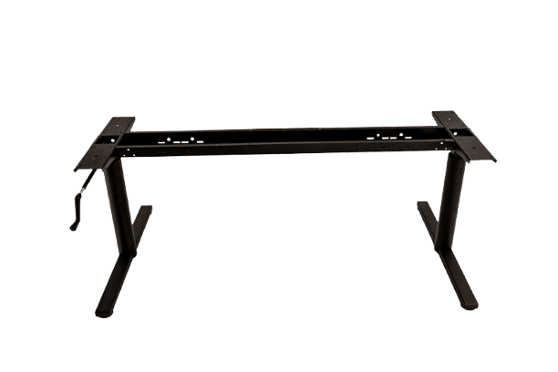 Bureau Nieuwe Gispen TM verstelbare - Zwart - met slinger 160 x 80 cm Noten