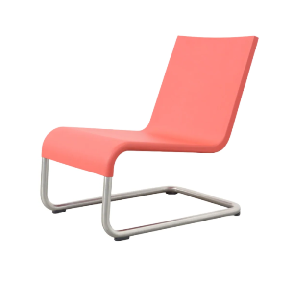 Onderstel Vitra – Rood – .06 Lounge Chair by Maarten Van Severen – Chrome