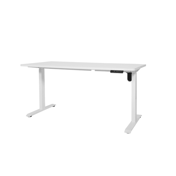 Zit sta bureau Schaffenburg Easyo - Wit - 160 x 80 cm Elektrisch verstelbaar