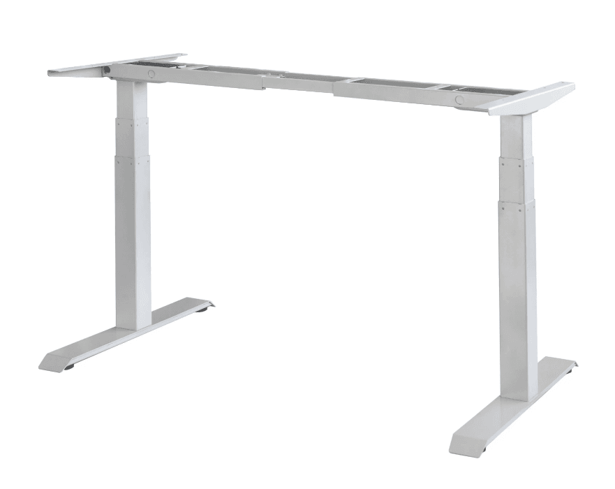 Zit sta bureau Schaffenburg - Grijs - Elektrisch verstelbaar DELUXE PLUS 120 x 80 cm