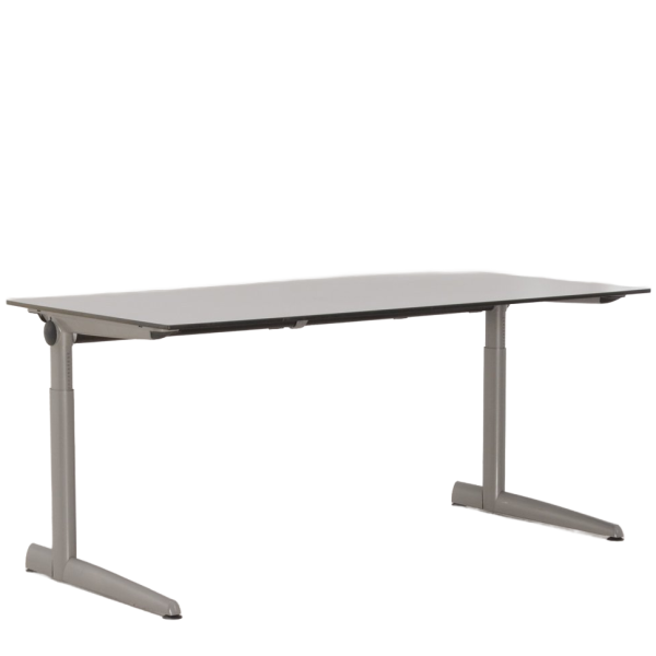 Bureau Ahrend 500 - Grijs - Instelbaar 160 x 80 cm