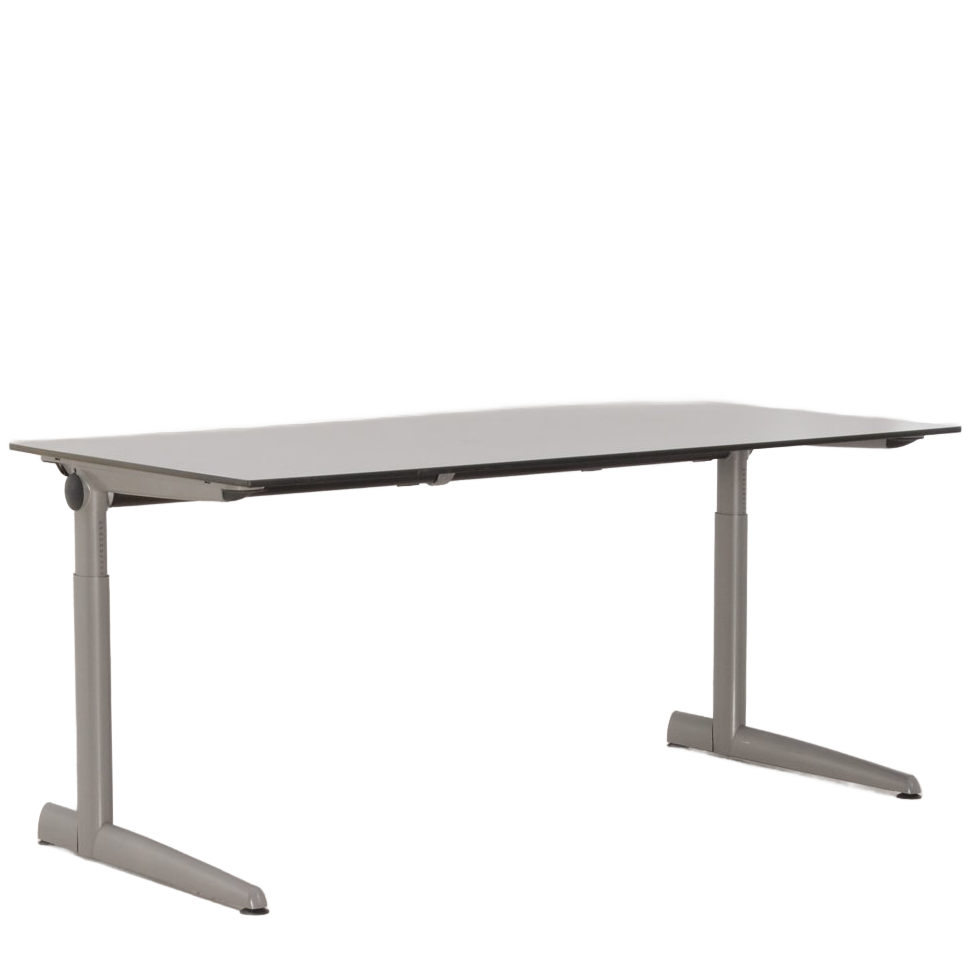 Bureau Ahrend 500 - Grijs - Instelbaar 160 x 80 cm