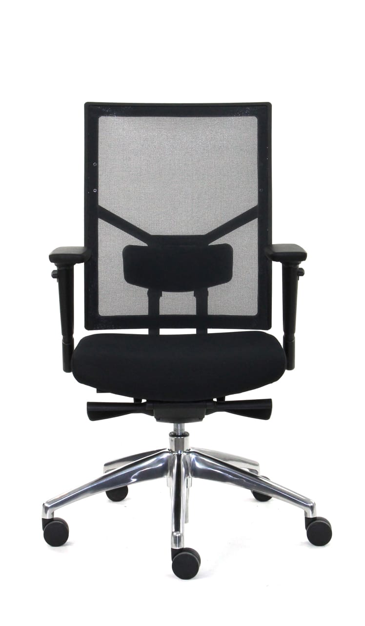 Bureaustoel Vita Sit - Zwart - 787 Edition Ergonomisch Aluminium voetkruis