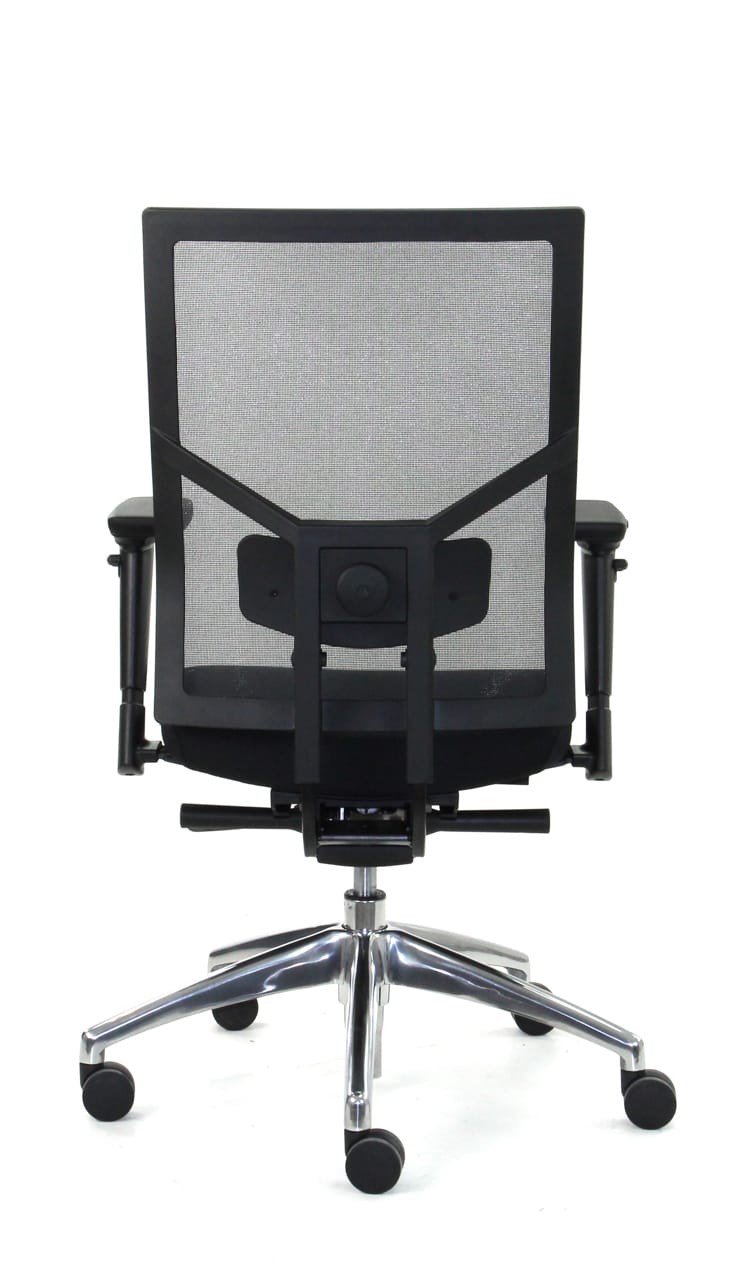 Bureaustoel Vita Sit - Zwart - 787 Edition Ergonomisch Aluminium voetkruis