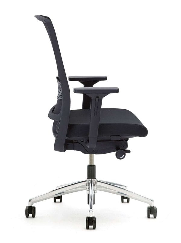 Bureaustoel Gispen Zinn Smart - Zwart - Chrome - Afbeelding 2
