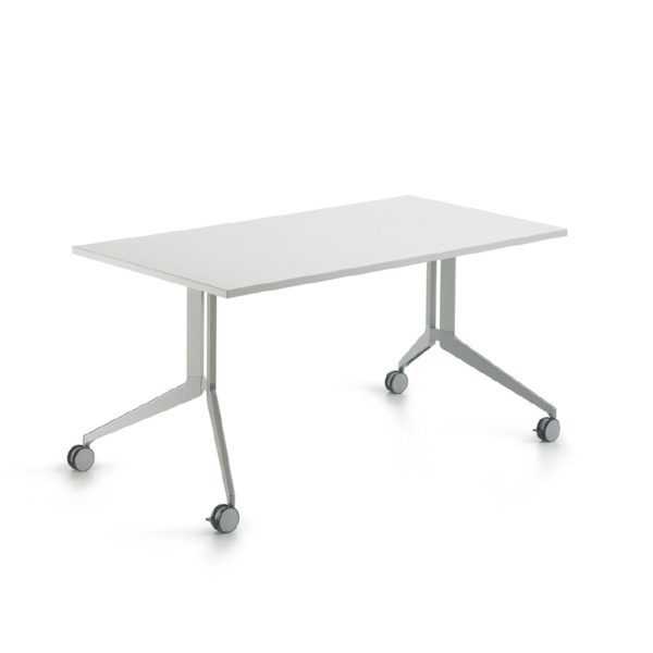 Haworth Planes - Grijs - Verrijdbaar klaptafel 140 x 80
