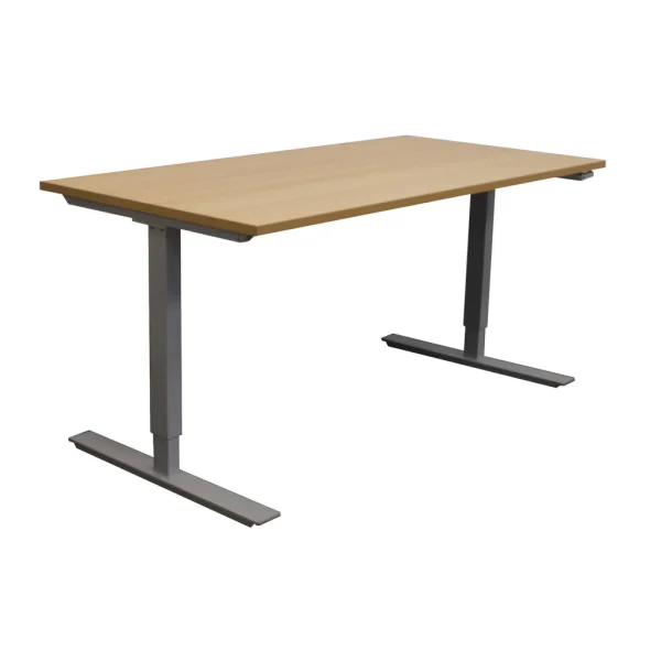 Zit sta bureau Actiforce - Grijs frame, handmatig verstelbaar met slinger