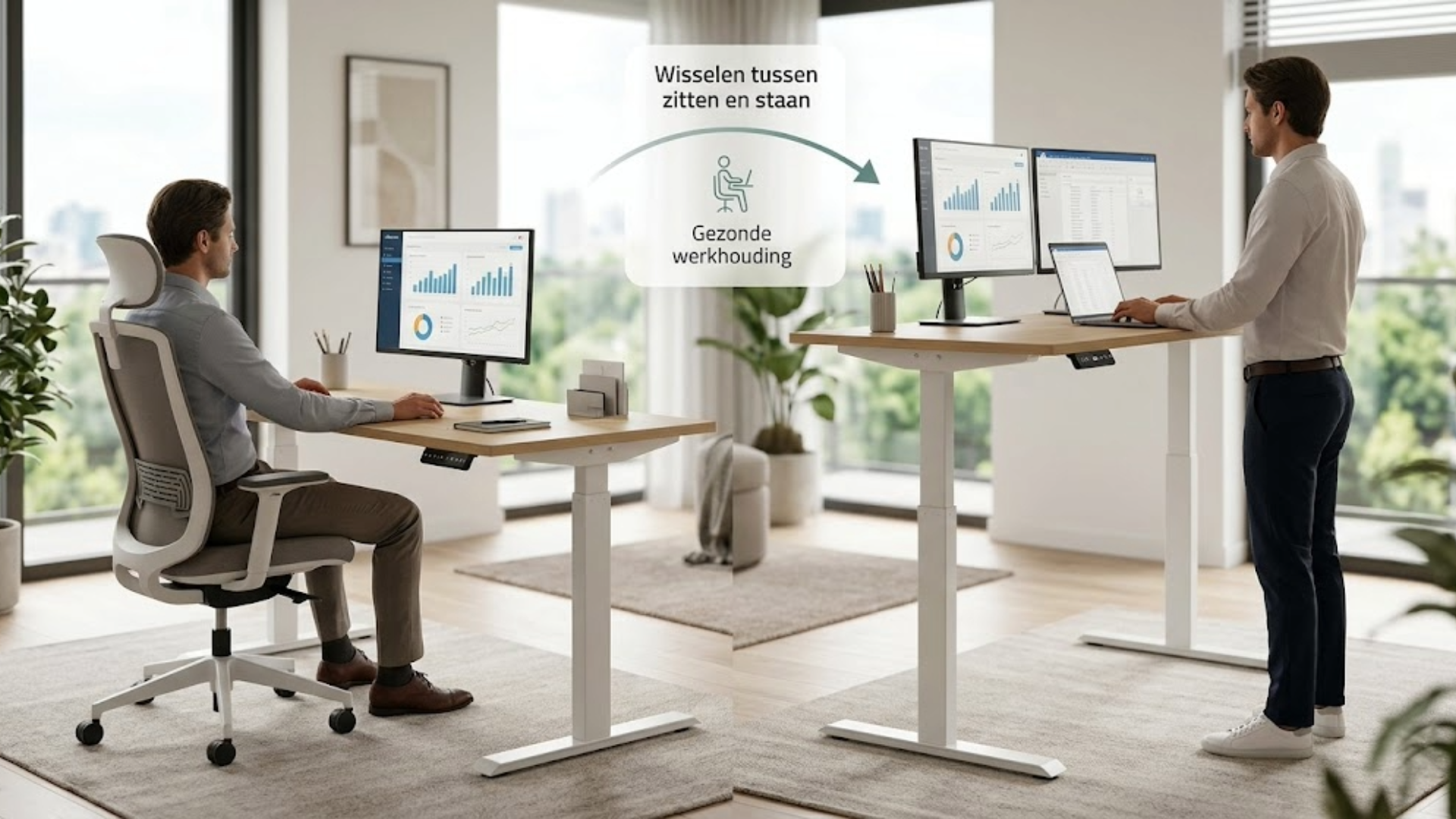 verstelbaar bureau 